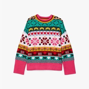 Kate Spade Fair Isle sweater XXL